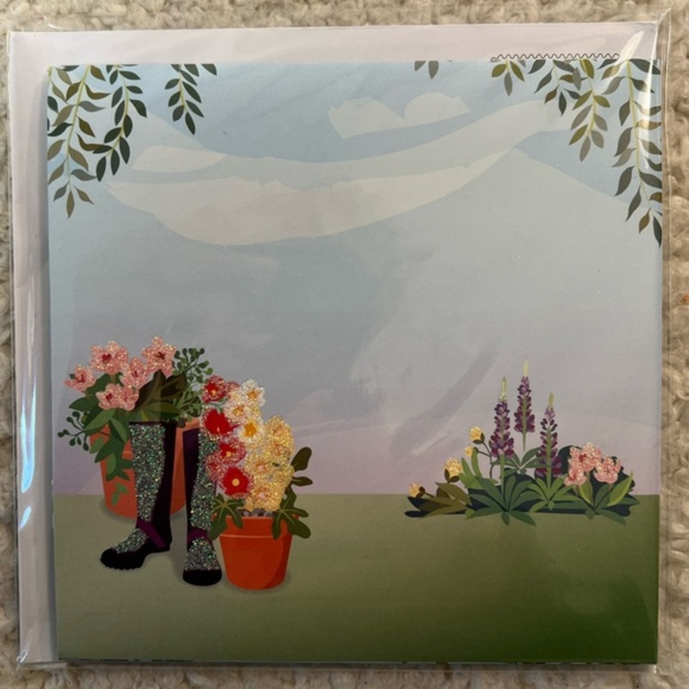 Up with Paper 3-D Pop-Up "Garden View" Treasures Mother's Day Greeting Card